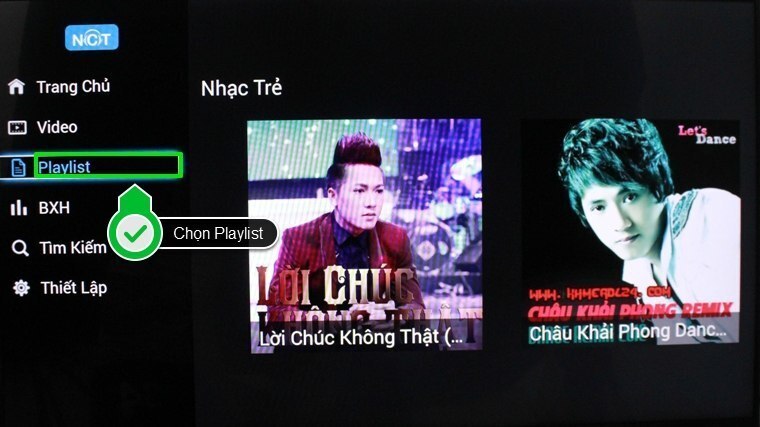 cách sử dụng ứng dụng nhạc của tui trên android tivi sony 2015