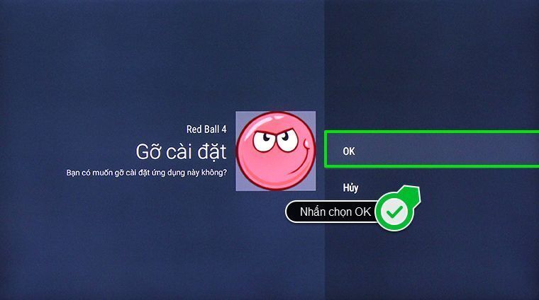 cách xóa ứng dụng trên android tivi sony 2015