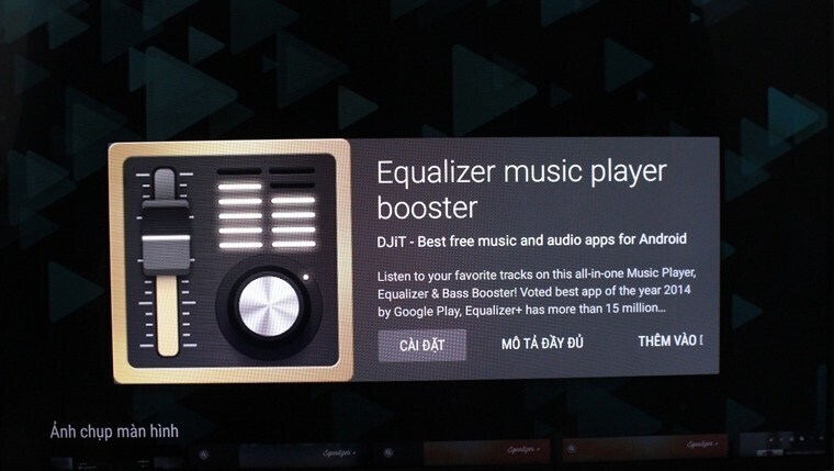 top 5 ứng dụng nghe nhạc trên android tivi sony 2015