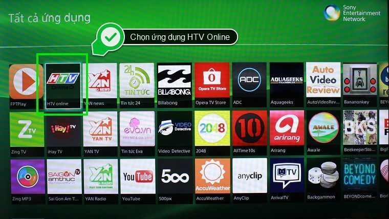 cách đăng ký tài khoản htv online trên smart tivi