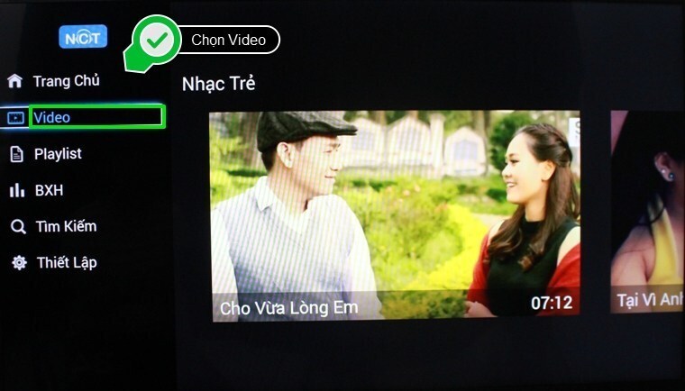 cách sử dụng ứng dụng nhạc của tui trên android tivi sony 2015