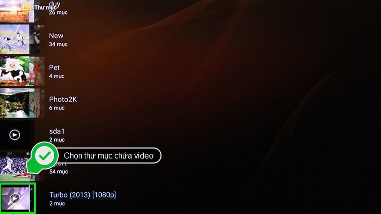 cách xem dữ liệu trong usb trên android tivi sony 2015