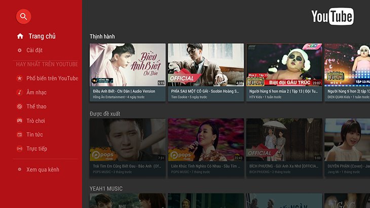 cách chiếu video youtube từ điện thoại lên tivi