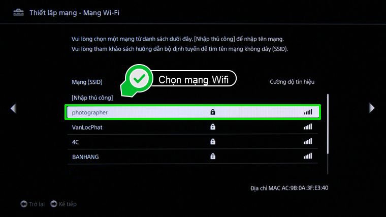 cách vào mạng trên internet tivi sony 2015