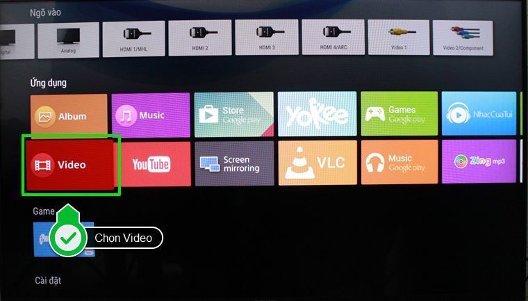 cách kết nối hub usb với android tivi sony 2015