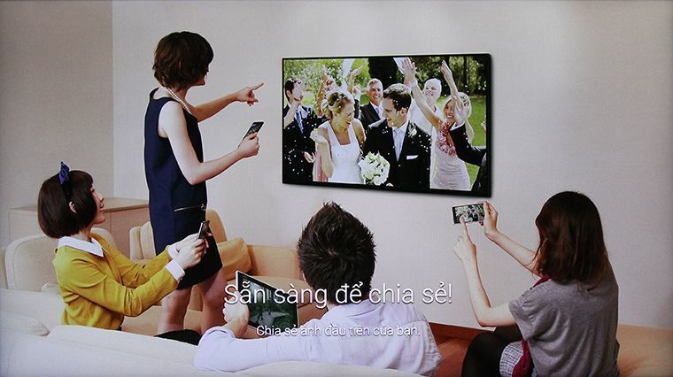 cách sử dụng tính năng photo share trên android tivi sony 2015