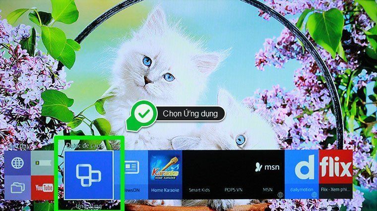 cách tải ứng dụng trên smart tivi samsung 2015