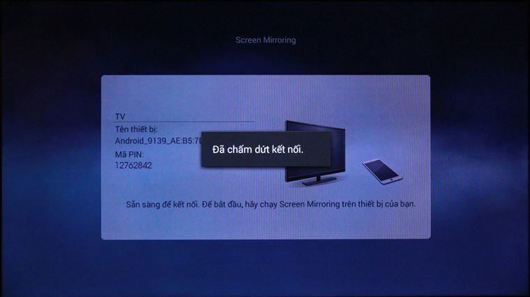 cách phản chiếu hình ảnh từ điện thoại lên smart tivi toshiba
