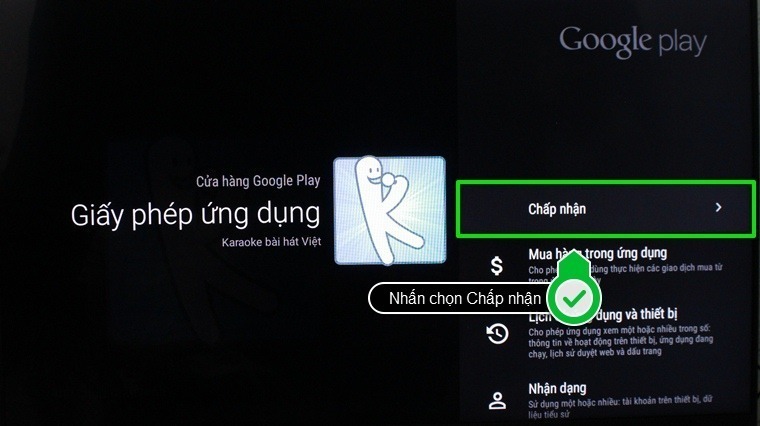 cách sử dụng ứng dụng hát karaoke trên android tivi sony