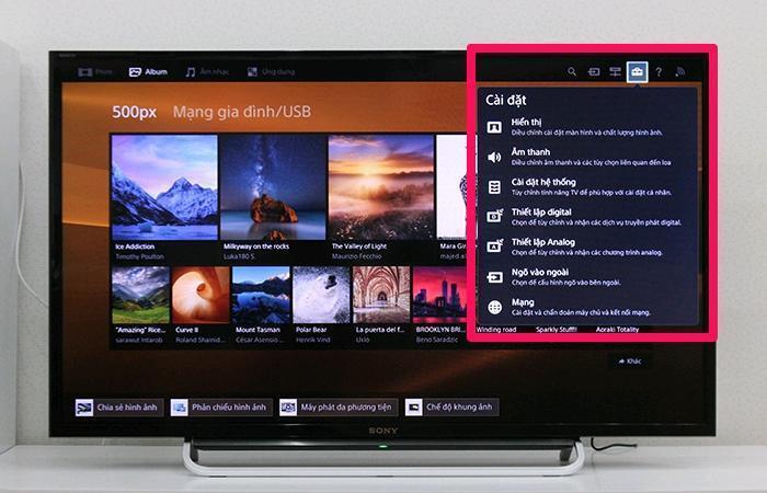 cách đồng bộ dữ liệu từ laptop lên tivi sony