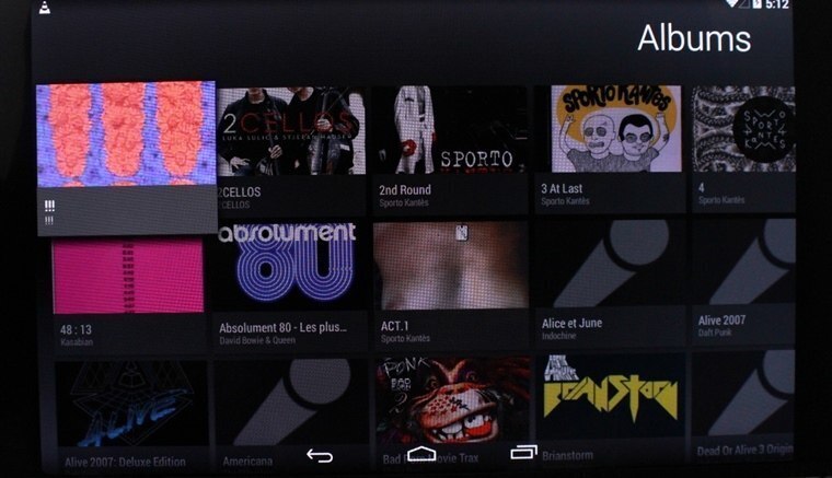 top 5 ứng dụng nghe nhạc trên android tivi sony 2015