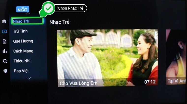 cách sử dụng ứng dụng nhạc của tui trên android tivi sony 2015