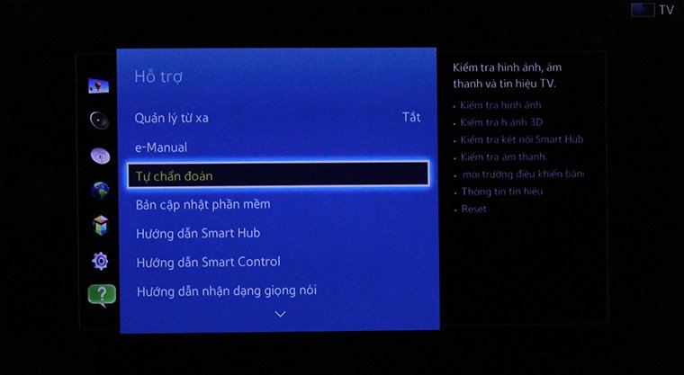 cách khôi phục cài đặt gốc smart tivi samsung bằng phím cơ