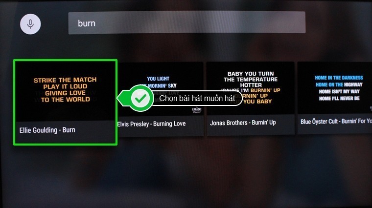 cách sử dụng ứng dụng hát karaoke trên android tivi sony