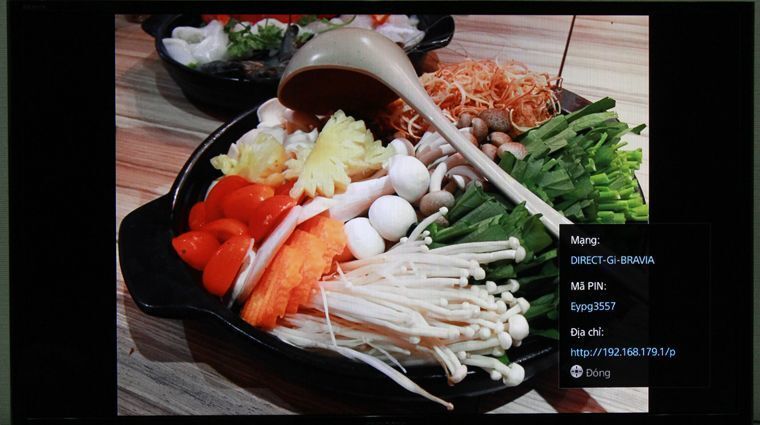 cách sử dụng tính năng photo share trên internet tivi sony