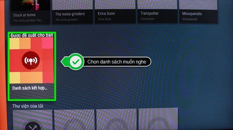 cách sử dụng ứng dụng google play music trên android tivi sony 2015