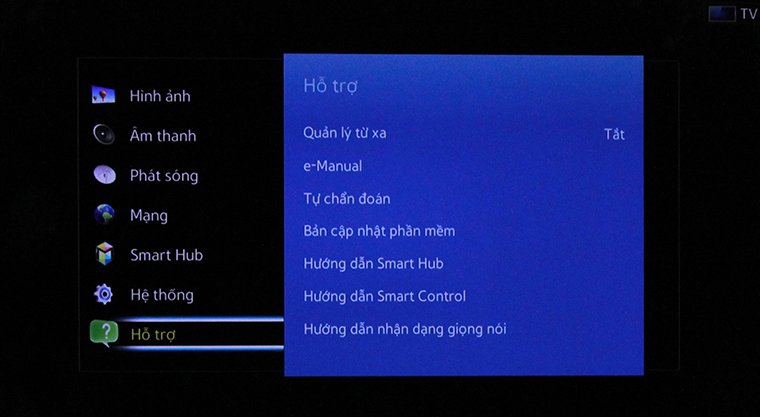 cách khôi phục cài đặt gốc smart tivi samsung bằng phím cơ