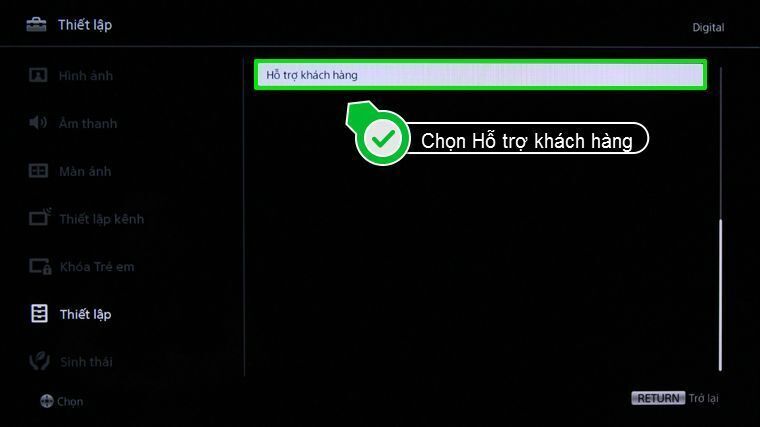 cách khôi phục cài đặt gốc internet tivi sony 2015