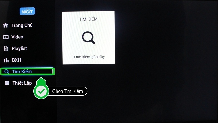 cách sử dụng ứng dụng nhạc của tui trên android tivi sony 2015