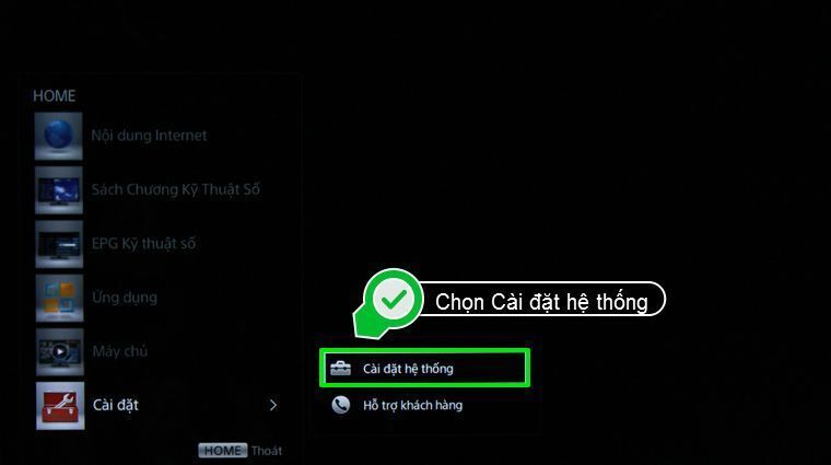 cách dò kênh internet tivi sony 2015