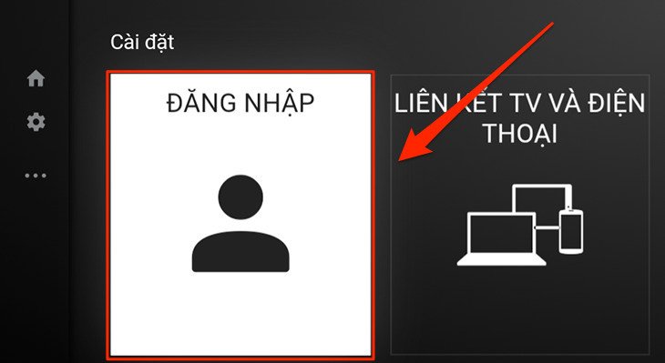 cách đăng nhập tài khoản youtube trên tivi