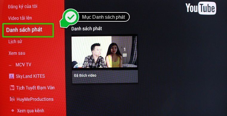 cách sử dụng ứng dụng youtube trên android tivi sony 2015