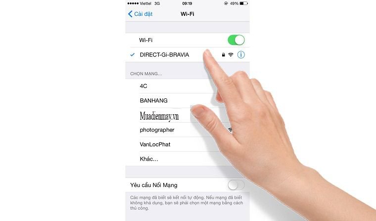 cách sử dụng tính năng photo share trên internet tivi sony