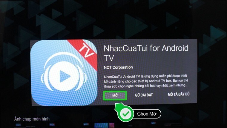 cách sử dụng ứng dụng nhạc của tui trên android tivi sony 2015