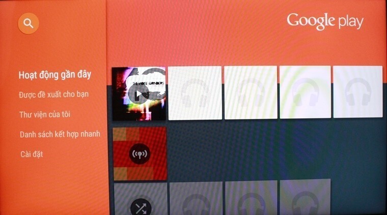 top 5 ứng dụng nghe nhạc trên android tivi sony 2015