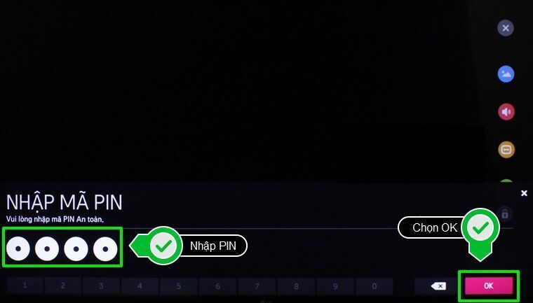 cách sử dụng chế độ khóa trẻ em trên smart tivi lg hệ điều hành webos