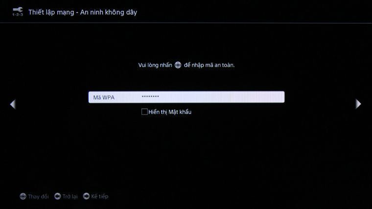 các bước thiết lập lại từ đầu internet tivi sony 2015