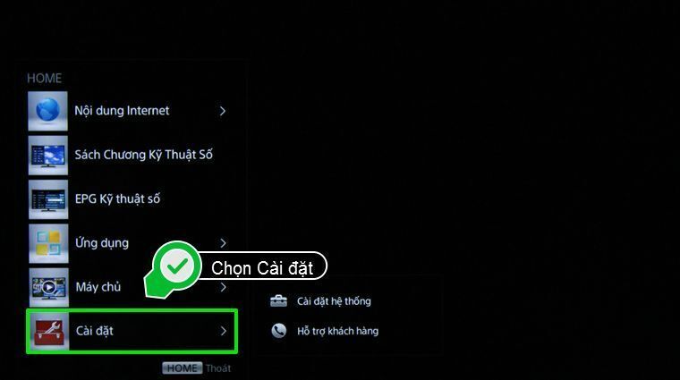 cách dò đài fm trên internet tivi sony 2015
