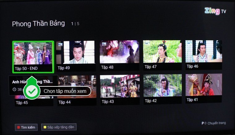 cách sử dụng ứng dụng zing tv trên android tivi sony 2015