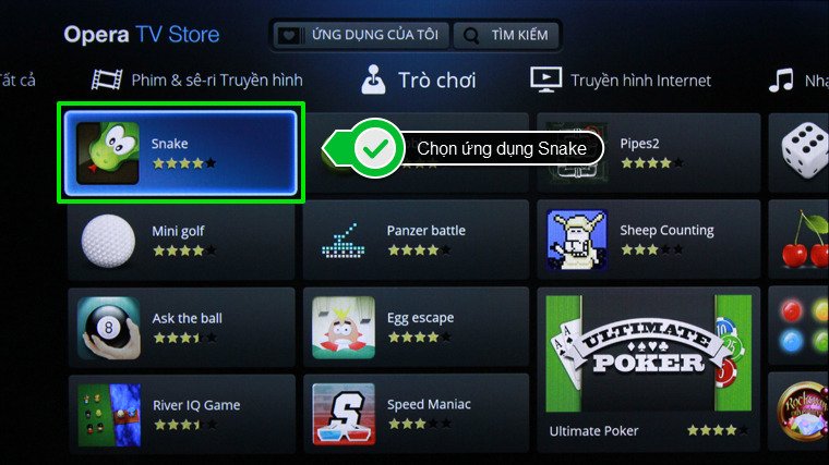 cách tải ứng dụng từ opera store trên internet tivi sony