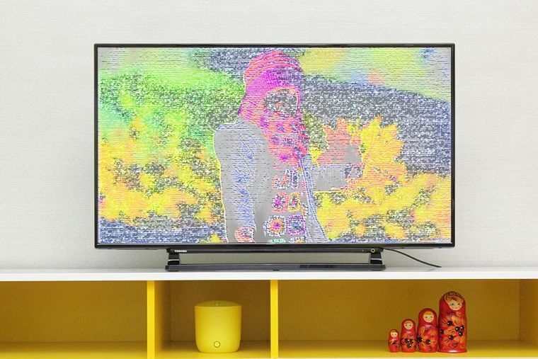 khắc phục lỗi tivi bị sọc