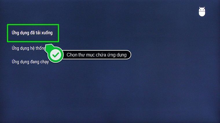 cách xóa ứng dụng trên android tivi sony 2015