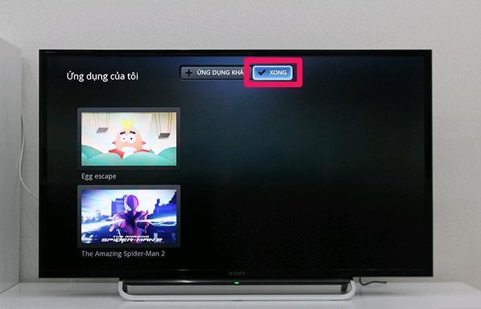 cách sử dụng kho ứng dụng opera tivi sony