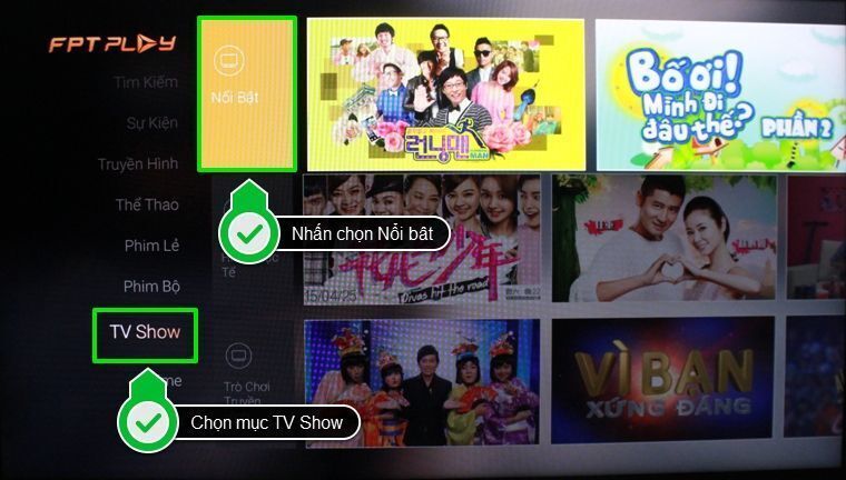 cách sử dụng ứng dụng fpt play trên android tivi sony 2015