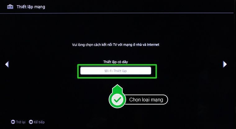 cách cài đặt ip và dns mạng cho internet tivi sony