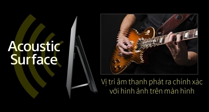 công nghệ âm thanh độc đáo acoustic surface trên dòng tivi oled sony