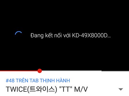 cách chiếu video youtube từ điện thoại lên tivi