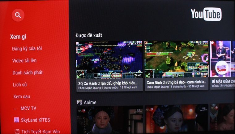 top 5 ứng dụng xem video, xem phim online trên android tivi sony 2015