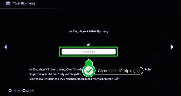 cách cài đặt ip và dns mạng cho internet tivi sony