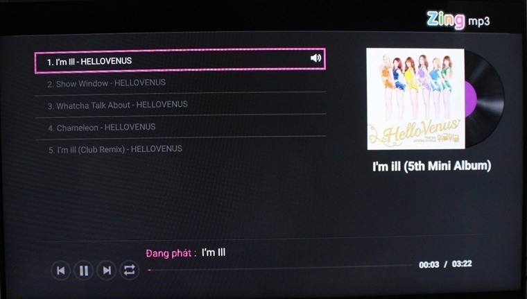 cách sử dụng ứng dụng zing mp3 trên android tivi sony 2015