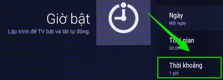 cách hẹn giờ bật, tắt tivi cho android tivi sony 2016