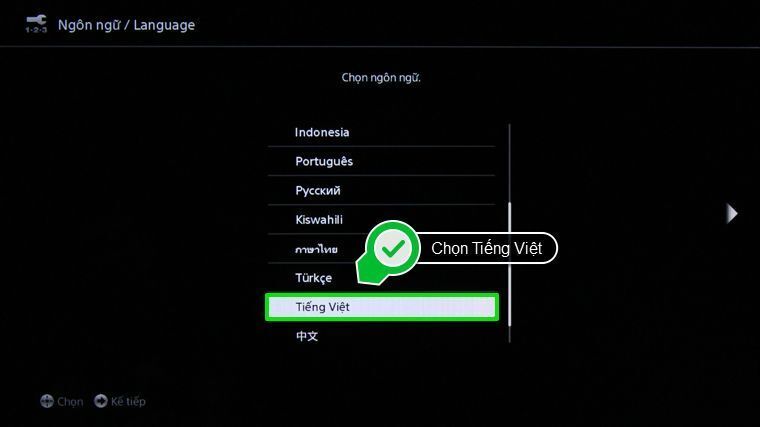 các bước thiết lập lại từ đầu internet tivi sony 2015