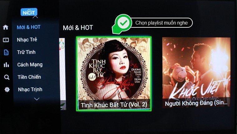 cách sử dụng ứng dụng nhạc của tui trên android tivi sony 2015