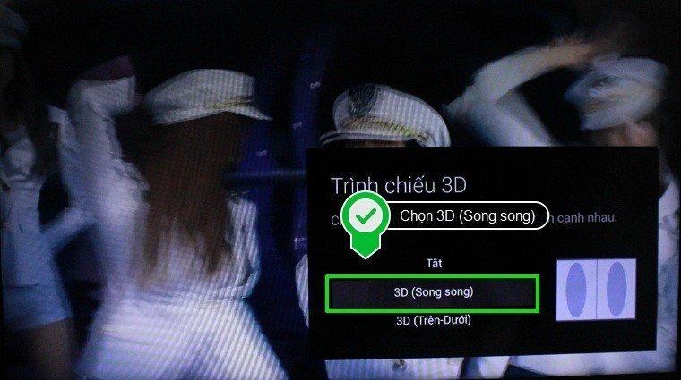 cách bật chế độ 3d trên android tivi sony 2015
