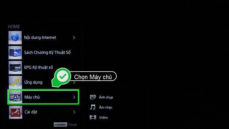 cách xem dữ liệu trong usb bằng internet tivi sony 2015