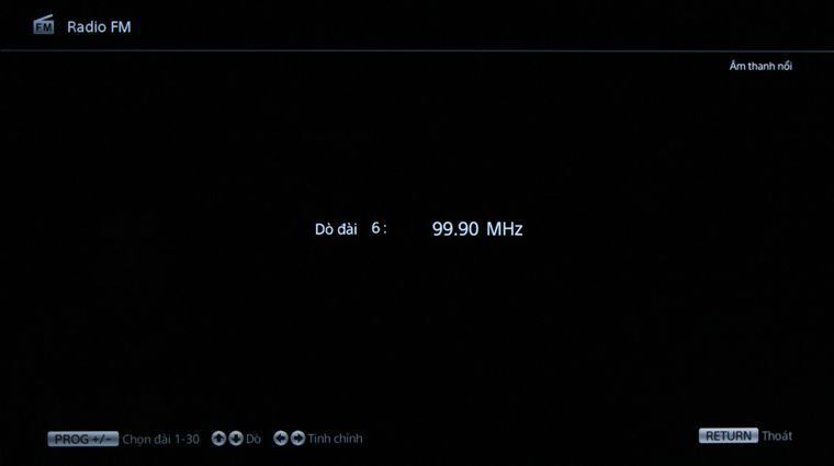cách dò đài fm trên internet tivi sony 2015